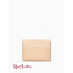 Женский Чехол Для Карт CALVIN KLEIN (Pebble Monogram Logo Card Case) 62318-02 Warm Muslin