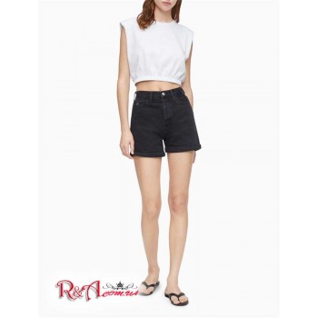 Женский Топ (Elasticated Muscle Crop Top) 63068-02 Белый