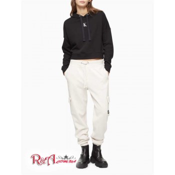 Женские Джоггеры (Monogram Logo Patch Cargo Joggers) 62938-02 Chalk