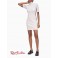 Жіноча Сукня (Logo Tape Ribbed Knit Zip Dress) 65689-02 Chalk