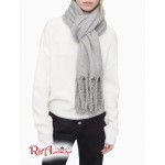 Женское Покрывало CALVIN KLEIN (Solid Blanket Scarf) 62359-02 Heather Mid Серый