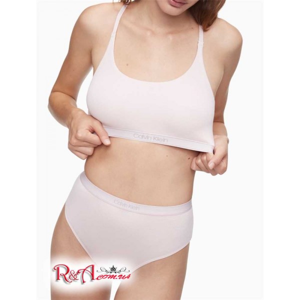 Жіночий Бралетт CALVIN KLEIN (Pure Ribbed Unlined Bralette) 62049-02 Barely Рожевий