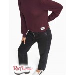 Жіночий Светр CALVIN KLEIN (Mock Neck Blouson Sleeve Sweater) 63019-02 Burgundy