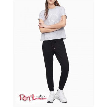 Женская Футболка (Circle Logo Crewneck T-Shirt) 63049-02 Жемчужный Серый Heather