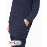 Жіноче Худі CALVIN KLEIN (CK One Plush Long Sleep Hoodie) 62009-02 Синій Shadow