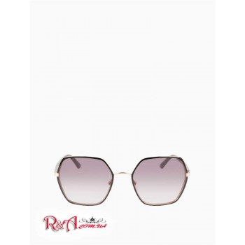 Женские Солнцезащитные Очки (Hexagon Thin Frame Sunglasses) 63139-02 Черный