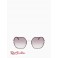 Жіночі Сонцезахисні Окуляри (Hexagon Thin Frame Sunglasses) 63139-02 Чорний