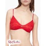 Женский Бралетт CALVIN KLEIN (I Heart You Unlined Triangle Bra) 65809-02 Rustic Красный