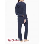 Жіноче Худі CALVIN KLEIN (CK One Plush Long Sleep Hoodie) 62009-02 Синій Shadow