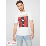Чоловіча Футболка GUESS Factory (Llalo Logo Tee) 58160-01 Pure Білий