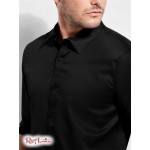Чоловіча Сорочка GUESS (Luxe Stretch Shirt) 41920-01 Реактивний Чорний