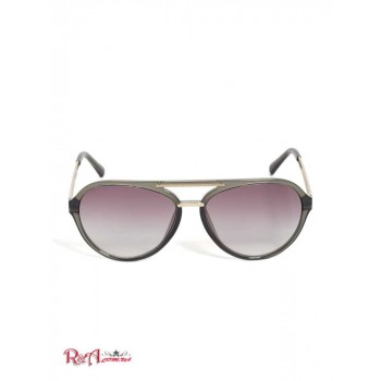 Чоловічі Сонцезахисні Окуляри (Samuel Logo Aviator Sunglasses) 42750-01 Matte Crystal Сірий Frame