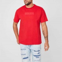 Мужская Футболка (Harvey Embroidered Logo Tee) 53810-01 Rugby Красный