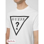 Чоловіча Футболка GUESS Factory (Erikk Logo Tee) 63890-01 Pure Білий