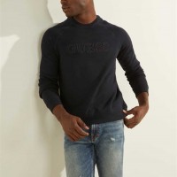 Мужской Свитшот (Eco Aldwin Logo Crew Sweatshirt) 58550-01 Deep Marine