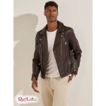 Мужская Куртка GUESS (Leather Biker Jacket) 59780-01 Chocolate Коричневыйie Мужская Куртка GUESS (Leather Biker Jacket) 59780-01 Chocolate Коричневыйie