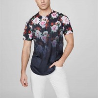Чоловіча Футболка (Saki Roses Tee) 58170-01 Jet Black