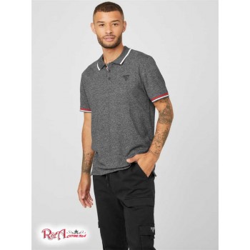 Чоловіче Поло (Richie Polo) 58390-01 Реактивний Чорний Мульті
