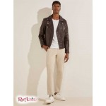 Мужская Куртка GUESS (Leather Biker Jacket) 59780-01 Chocolate Коричневыйie Мужская Куртка GUESS (Leather Biker Jacket) 59780-01 Chocolate Коричневыйie