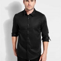 Мужская Рубашка (Luxe Stretch Shirt) 41920-01 Реактивний Черный