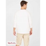 Мужской Лонгслив GUESS Factory (Kalico Logo Long-Sleeve Tee) 37250-01 Pure Белый