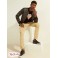 Чоловічий Бомбер (Satin Bomber Jacket) 55790-01 Реактивний Чорний