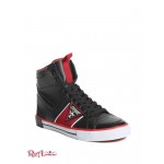 Мужские Сникерсы GUESS (Maeno Triangle Logo High-Top Sneakers) 60160-01 Черный1