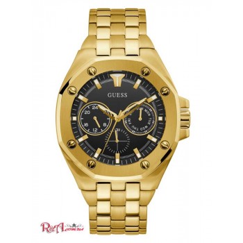 Чоловічий Годинник (Gold-Tone and Black Multifunction Watch) 56170-01