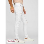 Чоловічі Джинси GUESS Factory (Rowan Destroyed Modern Skinny Jeans) 63810-01 Білий