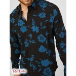 Чоловіча Сорочка GUESS Factory (Manson Floral Shirt) 58450-01 Реактивний Чорний
