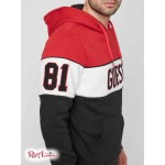 Чоловіче Худі GUESS Factory (Blackburn Logo Hoodie) 63910-01 Регбі Червоний Чоловіче Худі GUESS Factory (Blackburn Logo Hoodie) 63910-01 Регбі Червоний