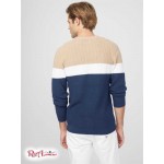 Мужской Свитер GUESS Factory (Alfen Color-Block Sweater) 63830-01 Dulce Creme Мульти