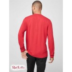 Чоловічий Лонгслів GUESS Factory (Coleman Long-Sleeve Logo Tee) 58270-01 Rugby Червоний