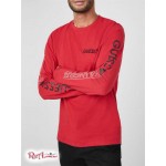 Чоловічий Лонгслів GUESS Factory (Coleman Long-Sleeve Logo Tee) 58270-01 Rugby Червоний