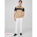 Чоловіча Футболка GUESS Factory (Thom Color-Block Logo Tee) 63990-01 Toasted Taupe