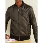 Чоловічий Бомбер GUESS (Satin Bomber Jacket) 55790-01 Реактивний Чорний Чоловічий Бомбер GUESS (Satin Bomber Jacket) 55790-01 Реактивний Чорний