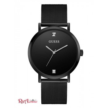Чоловічий Годинник (Black Mesh Diamond Analog Watch) 56190-01 Кілька