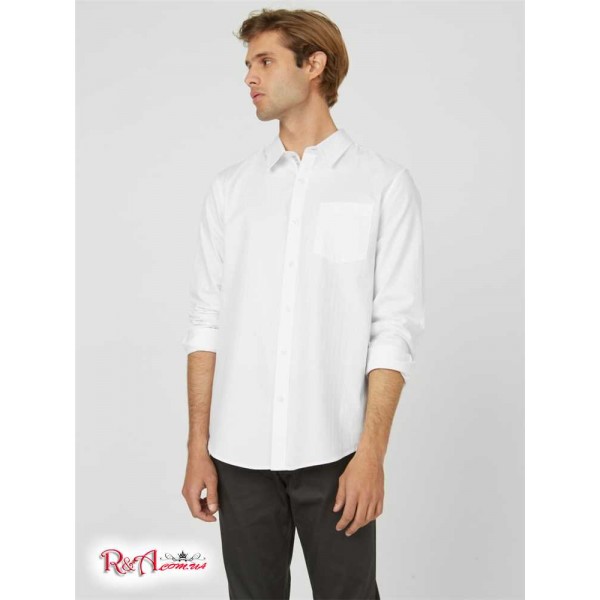 Чоловіча Сорочка GUESS Factory (Karter Dobby Shirt) 58020-01 Pure Білий