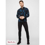 Чоловіча Сорочка GUESS Factory (Manson Floral Shirt) 58450-01 Реактивний Чорний