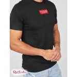 Мужская Футболка GUESS Factory (Hugo Logo Patch Tee) 53760-01 Реактивний Черный