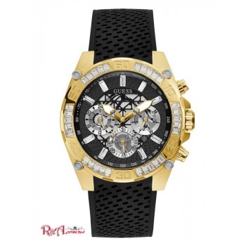 Чоловічий Годинник (Gold-Tone And Black Tachymeter Watch) 60020-01 Multi