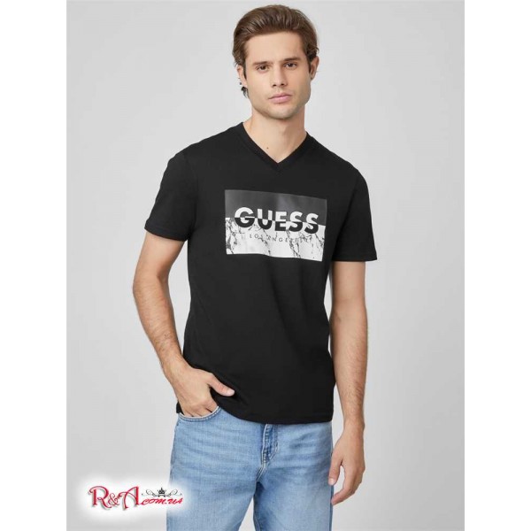 Чоловіча Футболка GUESS Factory (Jinner Logo Tee) 63760-01 Jet Black