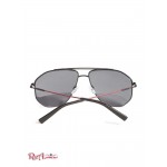 Мужские Солнцезащитные Очки GUESS Factory (Double Bar Aviator Sunglasses) 64050-01 Черный