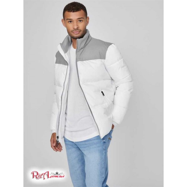 Мужская Куртка GUESS Factory (Bentley Puffer Jacket) 63790-01 Pure Белый