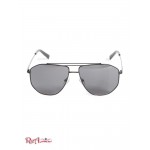 Мужские Солнцезащитные Очки GUESS Factory (Double Bar Aviator Sunglasses) 64050-01 Черный