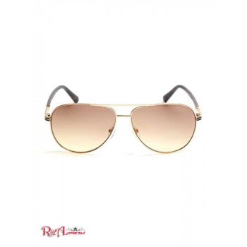 Чоловічі Сонцезахисні Окуляри (Aviator Metal Sunglasses) 60140-01 Tortoise