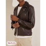 Мужская Куртка GUESS (Leather Biker Jacket) 59780-01 Chocolate Коричневыйie Мужская Куртка GUESS (Leather Biker Jacket) 59780-01 Chocolate Коричневыйie