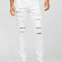 Чоловічі Джинси (Rowan Destroyed Modern Skinny Jeans) 63810-01 Білий