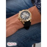Мужские Часы GUESS (Gold-Tone And Black Tachymeter Watch) 60020-01 Multi