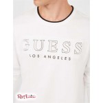 Мужской Лонгслив GUESS Factory (Kalico Logo Long-Sleeve Tee) 37250-01 Pure Белый